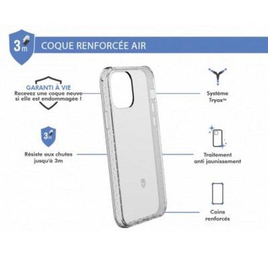 Force Case AIR Versterkt Hoesje Geschikt voor iPhone 12 / 12 Pro - Transparant