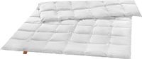 sleepling 135 x 200 cm veren dekbed | dekbed gevuld met 100% veren van klasse 1 | Downpass- en Nomite-gecertificeerd | doorgestikt dekbed | verendekbed | tijk van mako-katoen | wasbaar op 60 graden | gemaakt in de EU | wit