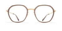 Mykita Suvi Lunettes De Vue Unisexe Marron Géométrique 53mm