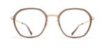 Mykita Suvi Lunettes De Vue Unisexe Marron Géométrique 53mm
