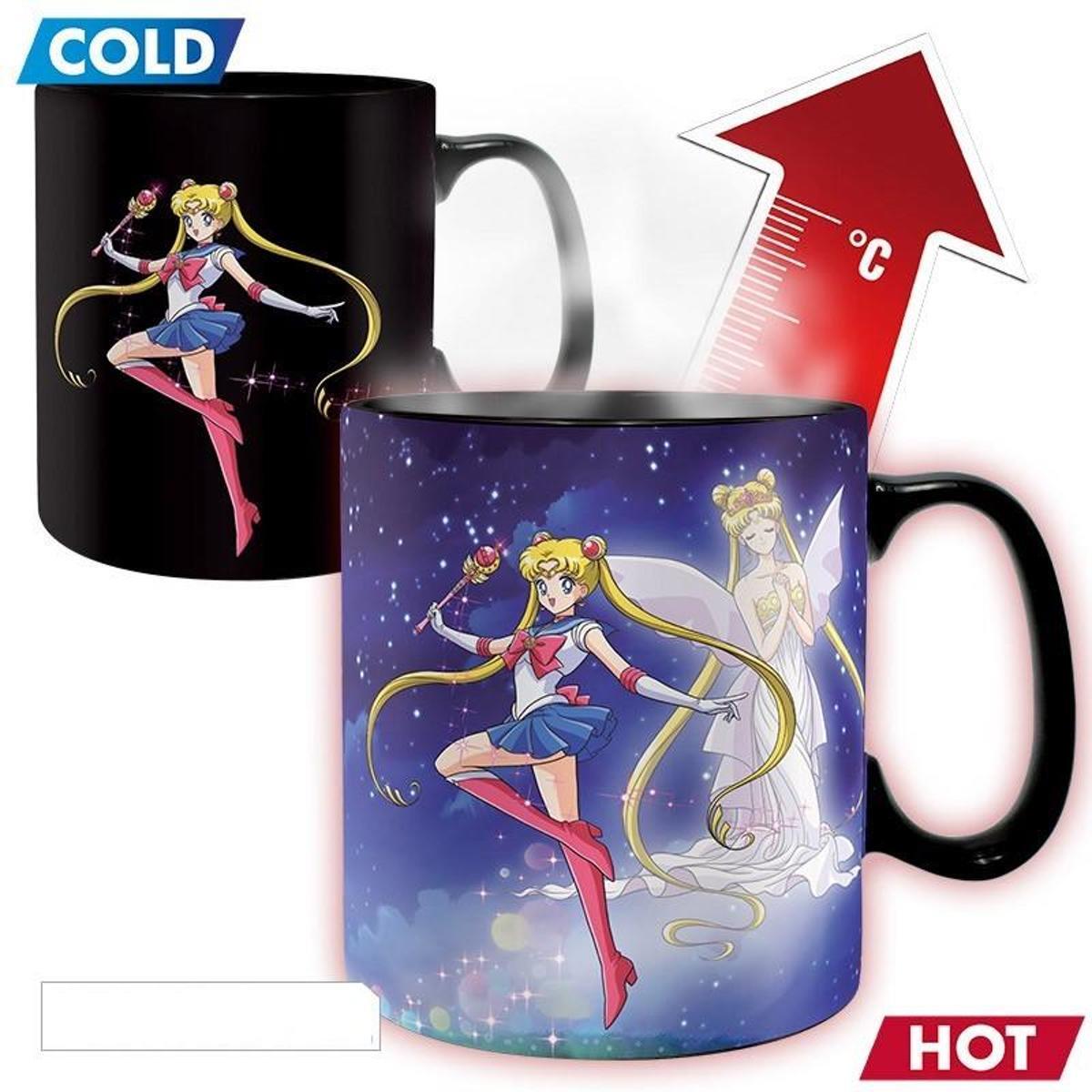 - SAILOR MOON Mug Heat Change 460 ml Sailor & Chibi