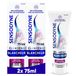 SENSODYNE Dentifrice Clinical Blancheur, Menthe, Lot de 2 x 75 ml
