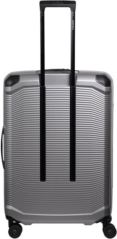 Travelite Millennium spinner reiskoffer 67 cm zilver