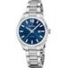 Festina F20737/4 Dames Polshorloge Zilverkleurig Blauw Mineraalglas Staal 34mm