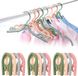Merkloos Étagères à linge pliables - 12 Pièces - Cintre de voyage - Bleu, Rose, Vert et Jaune
