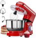 Vivid Green Keukenmachine - 2000W - Keukenrobot - Keukenmixer - Mixer met Mengkom - 6.2L - Rood