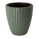Form Plastic Plantenpot/bloempot Mika - kunststof - groen - D40 x H42 cm - met binnenpot - rond