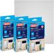 tesa Insect Stop Moustiquaire pour fenêtres, set de 3, protection contre les insectes, découpable, sans perçage, 3 x moustiquaire, anthracite, 100 cm x 100 cm