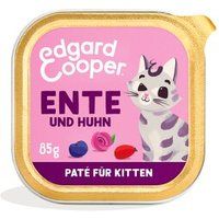 Edgard & Cooper Edgard & Cooper nat kattenvoer kitten paté Eend en kip 32x85 g