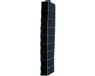 COMPACTOR Hangende Schoenen Organizer Urban met 9 vakken, Zwart, Polyester/Katoen, 30 x 128 x 15 cm