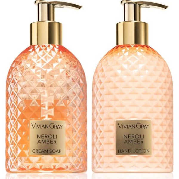 Vivian Gray Neroli & Amber Handverzorgingsset - Handcrème 600 ml