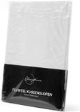 Sleeptime Velvet 2 in 1 kussenslopen Wit 60 x 70 cm