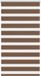 vidaXL Zebra rolgordijn 70x150 cm stofbreedte 65,9 cm polyester bruin