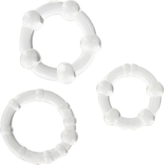 Scala Stay Hard - Cockring Set - 3 stuks - Transparant