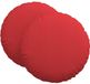 vidaXL Zitkussens 2 stuks Stof Rood Ø80 x 29 cm