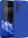 kwmobile Samsung Galaxy A33 5G hoesje met siliconen coating - Baltisch blauw