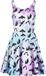 Heartless Rule The Night Dress Korte jurk meerkleurig XS Katoen Dames