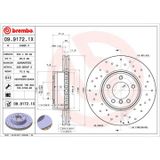 BREMBO Disque de frein (09.9172.1X)