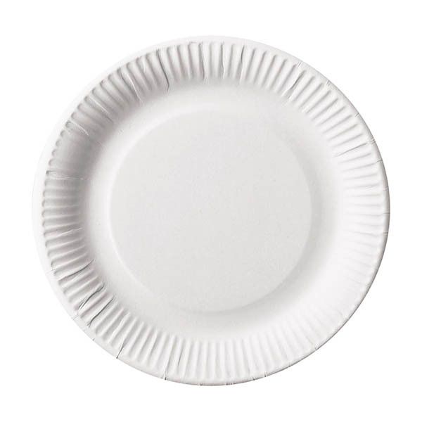 Papstar 11185 bord Rond Papier Wit 100 stuk(s)