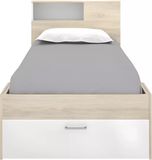 Vente-unique Bedframe hout natuurlijk licht 90 x 190 cm