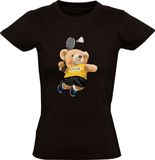 Sol's Badminton Beertje Dames T-shirt Zwart 5XL - Katoen