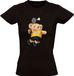 Sol's Badminton Beertje Dames T-shirt Zwart 5XL - Katoen