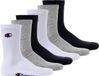 Champion Sokken Set van 6 Zwart/wit/grijs Schoenmaat 43-46