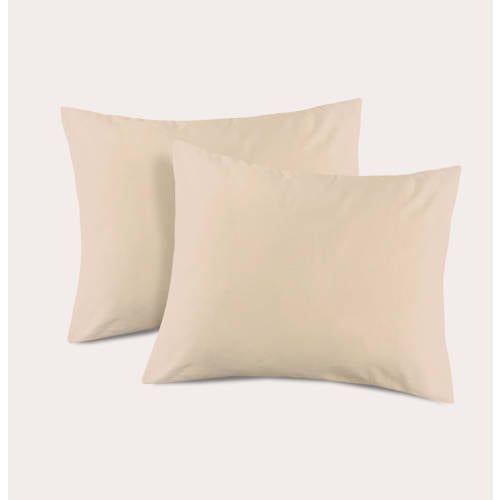 NOUS Living basis kussensloop - beige (60x70 cm) (set van 2)