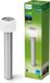 Philips LED Philips Otis Sokkellamp - UltraEfficient LED - Tuinpaal - 4.3W - Warmwit licht; 2700K - Roestvast staal - Opaal lichtelement