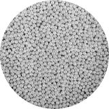 BrandNewCake® Suikerparels Metallic Zilver Ø 4mm 80gr