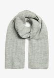 Superdry Soft Rib Sjaal Chalk Grey Marl