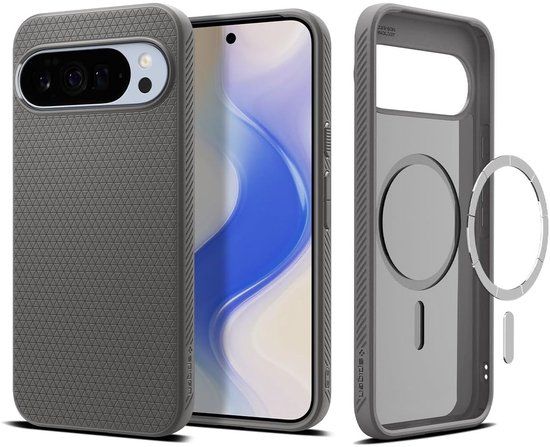 Spigen Liquid Air MagFit Hoesje Geschikt voor Google Pixel 10 / 10 Pro - Grijs