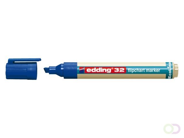 Edding Viltstift 32 Eco Flipover Beitel 1-5mm - Blauw