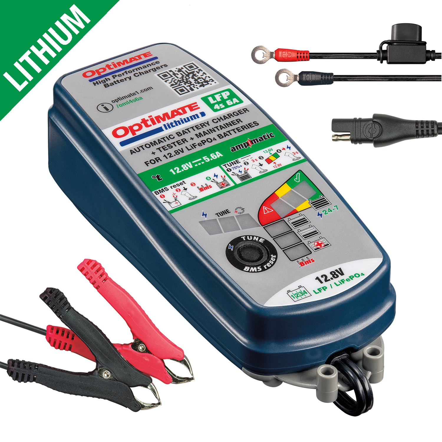 Tecmate Optimate Lithium LiFePO4 4s 6A - 5425006146654