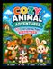 Cozy Animal Adventures: 50 Cute Coloring Pages for Kids Ages 4-8