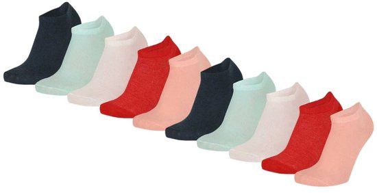 Morethansocks - Kindersokken - Unisex - 5-Paar - Katoen - Maat 27-30 - Sneakersokken