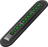 OEM Telefoonnummerplaatje voor de parkeerplaats, telefoonnummerplaatje voor de auto.