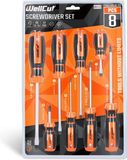 WELLCUT WC-SD8 Magnetische Schroevendraaierset | 8-delig
