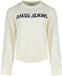 Guess Jeans Intarsia Trui Warm White M Vrouw