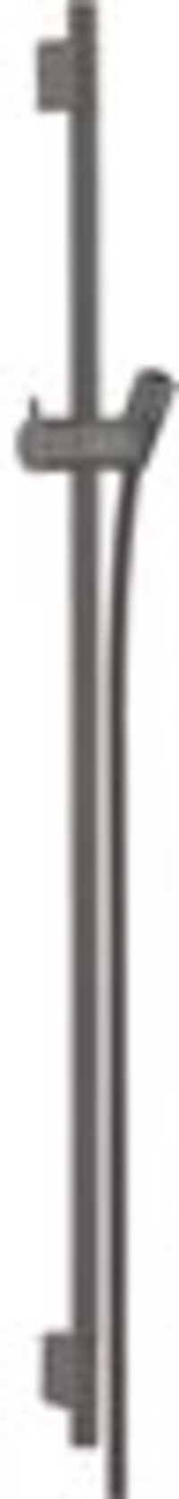 Hansgrohe Unica S glijstang 90cm - geborsteld zwart chroom