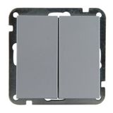 UNITEC 46048 Melbourne schakelaarserie 703 zilver