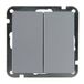 UNITEC 46048 Melbourne schakelaarserie 703 zilver