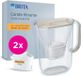 BRITA Style Essential carafe filtrante, sable, 2,4 litres, avec 2 filtres Maxtra Pro Expert