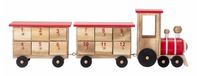 Bloomingville Houten Adventskalender Trein Natuurlijk