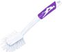Peggy Perfect brosse à vaisselle 'souple', demi-ronde, violet/blanc