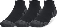 Under Armour UA Performance Tech 3pk Low Unisex Sportsokken - Zwart - Grijs