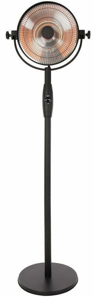 Sunred Retro Indoor Halogen Electric Heater - 2100W - Black/Brown