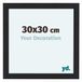 Your Decoration Cadre photo 30x30 cm Noir Bois MDF Como