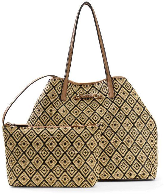 GUESS Sophia 2 In 1 Tote Shopper Schoudertas Lemon Lichtgeel