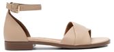 Maciejka Sandales en cuir beige avec bride de cheville réglable, talon fermé, K745904001